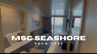 MSC Seashore Room Tour | Inside Cabin & Balcony