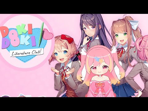 A wholesome game with cute girls... (Blind playthrough)【DDLC】