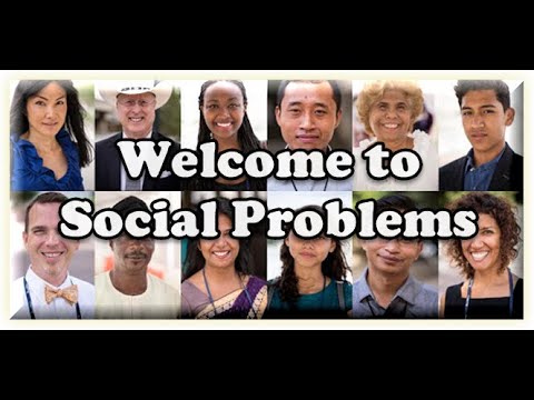 Welcome to the Social Problems Course  Winter RBC