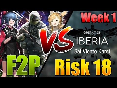 No Gacha Account Vs. Risk 18 CC#9 First Week Sal Viento Karst - Arknights