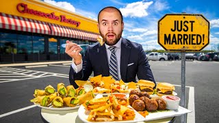 I got married so I ate cheesecake factory for 24 hours