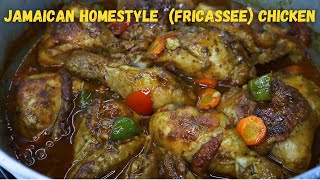 Jamaican Fricassee Chicken | Jamaican Homestyle Chicken | Stew Chicken Recipe || JUENFO Kitchen