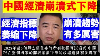 翟山鹰：中國經濟崩潰式下降丨中國經濟指標萎縮下降趨勢有多厲害