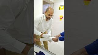 Radius fracture in kid plaster cast #ortho #fracture #plaster #accident #pain