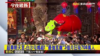 最新》超車朝天宮、白沙屯媽祖！ 「最強宮廟」3個月狂吸708萬人@newsebc