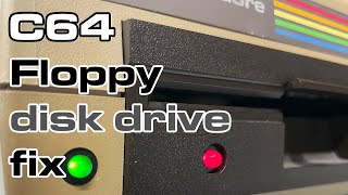 C64 disk drive repair: fixing the reset circuit, replacing chips on the Commodore 1541