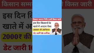 Pm kisan ka paisa kab aaega | PM Kisan 20th Installment date 2025 | Pm kisan new update