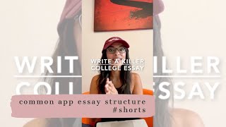 Common App Essay Structure #shorts