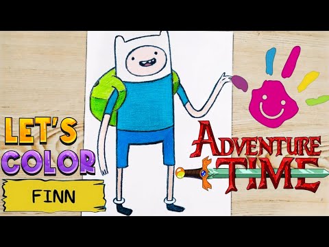 How to Draw Finn | Adventure Time | Step-by-Step Cartoon Drawing Tutorial