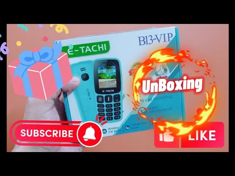 UnBoxing "E-TACHI Mobile"