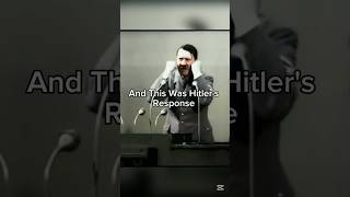 Hitler’s Chilling Response to Franklin D. Roosevelt 📝🇩🇪🇺🇸 #Shorts