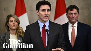 Justin Trudeau announces tariffs against US in retaliation against Trump