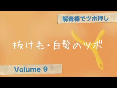 解毒棒でツボ押しvol.9　抜け毛・白髪のツボ