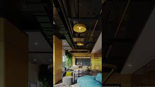 modern interior office #shorts #vizardsstudio #archviz