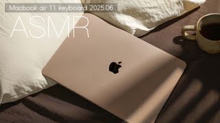 타자소리 듣자마자 몰입됨 | 맥북 에어 11인치 | 소설가 ASMR 브이로그