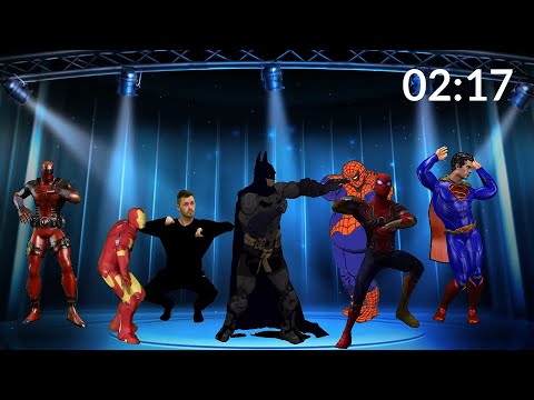 Dansstopp med Jonas: Batman, Spiderman m.m. (Dansstopp musik för barn)