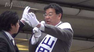 2014/04/05 京都府知事選 山田啓二候補 街頭演説