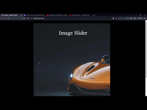 Fastest Way To Create Image Slider! Css Bootstrap #bootstrap