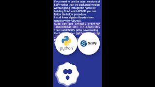 Does Python SciPy need BLAS? #shorts