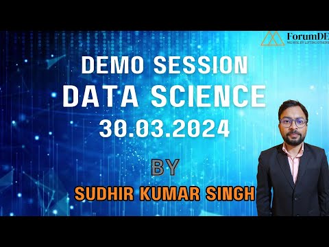 Unlocking Data Insights: Dive into Data Science with Sudhir Kumar Singh - Live Demo Session!
