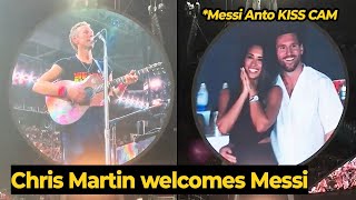 Chris Martin sings special song for Messi & Antonela at Coldplay’s concert at Hard Rock Stadium