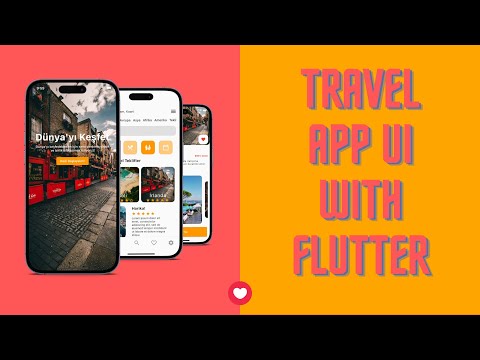 Travel App UI - Flutter Tutorial - MultiPage  - [ SPEED CODE ]