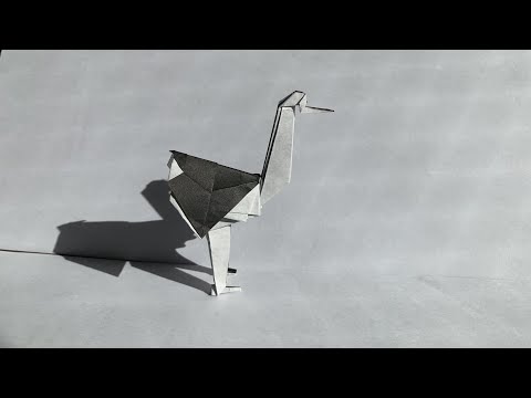 折り紙【ダチョウ Ostrich】折り方