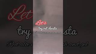Let's try out clensta red aloe vera face wash and gel ❤️.... #skincareroutine #viral #youtubeshorts