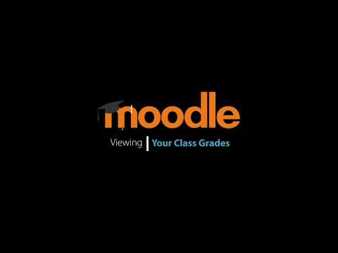 How To View Your Grades From the Moodle Class Outline