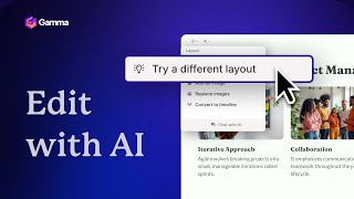 How to design and edit presentations with AI | Gamma App
