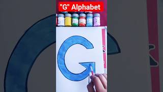 Children's  Learning Alphabet "G" #kidslearning #creativekids #painting #artforkids #youtubeshorts