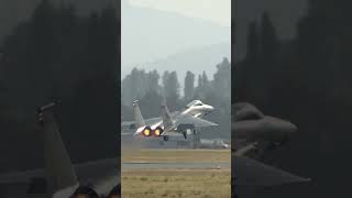F-15 Eagle Full Afterburner Takeoff #shorts #takeoff #military