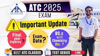 AAI ATC Exam 2025 Dates | Classes | Preparation Strategy | Guidance by ATC Officer #atc #aai