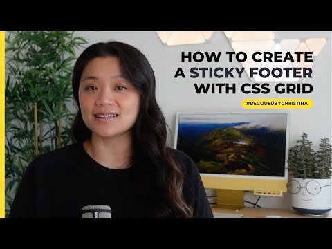 How to create a Sticky Footer with CSS Grid