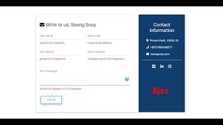 Form Validation Using Jquery Examples - HTML | Soure Code part 1