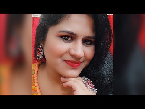 Makeup Idea for Orange Yellow Outfits... #shorts #thesneha