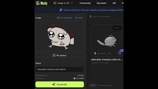 Bring Your 2D Cartoons to Life in 3D with Meshy AI!