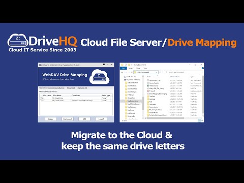 DriveHQ WebDAV Cloud Drive Mapping and Cloud File Server Service