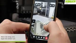 Einfache und schnelle Fernwartung und Problemlösung mit unserer Service-App