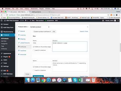 Woocommerce Product Options
