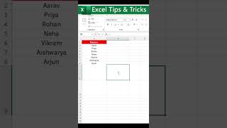 Excel Amazing Trick | #exceltips #exceltutorial #exceltricks #excel #shorts