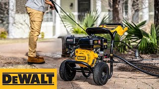 DEWALT PRESSUREADY® 3400 PSI at 2.5 GPM Gas-Powered Cold-Water Pressure Washer  – Now Available
