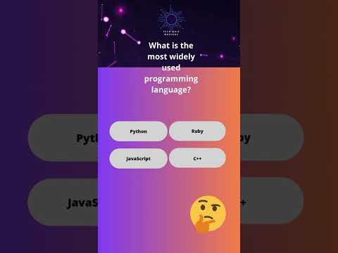 Most Widely Used Programming Language - Can You Guess It? 💻👨‍💻