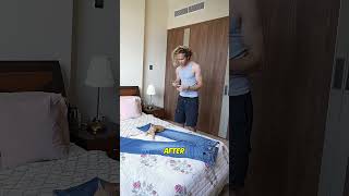 The cloth was cut because of the cat. #shortsvideo