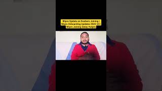 Wipro Update on freshers Joining | Wipro Onboarding Updates 2022-23 | Wipro Joining Delay #wipro