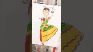 Classical Dancer drawing #factuniverse #shorts#dance Pls subscribe to my channel