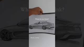 Kia Stinger GT #kia #sketchcar #carsketch #cardrawing #kiastinger #cardrawings
