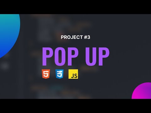 Simple html css & js project for beginner make pop up [3]