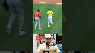 Red Sox coach laughs at Astros reliever Hector Neris for being paranoid, a breakdown #mlb baseball