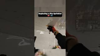 Replacing a Fire Sprinkler #shorts